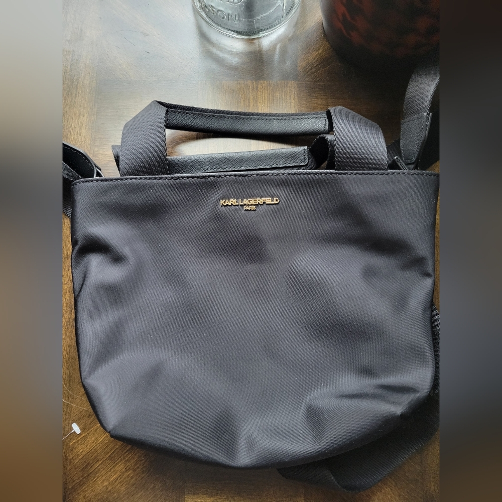 Karl Lagerfield Paris Nylon Crossbody Bag